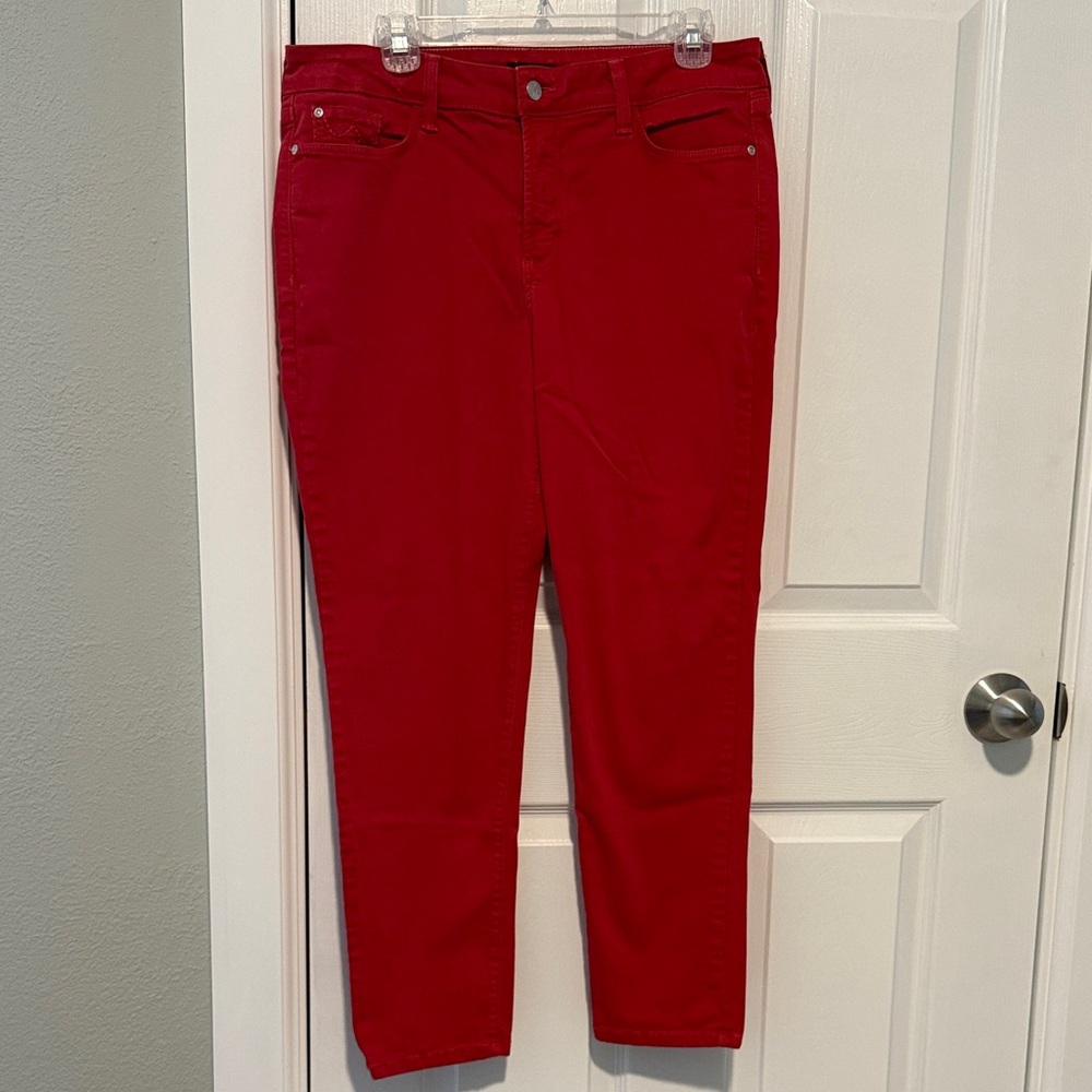 NYDJ Red Ankle Jeans